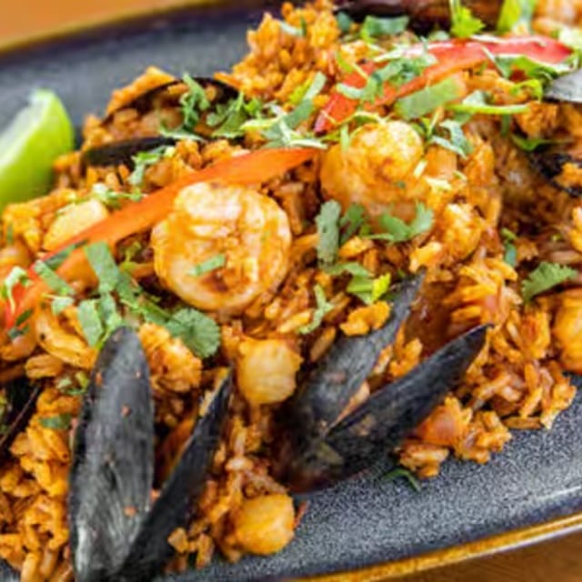 Arroz Con Mariscos.