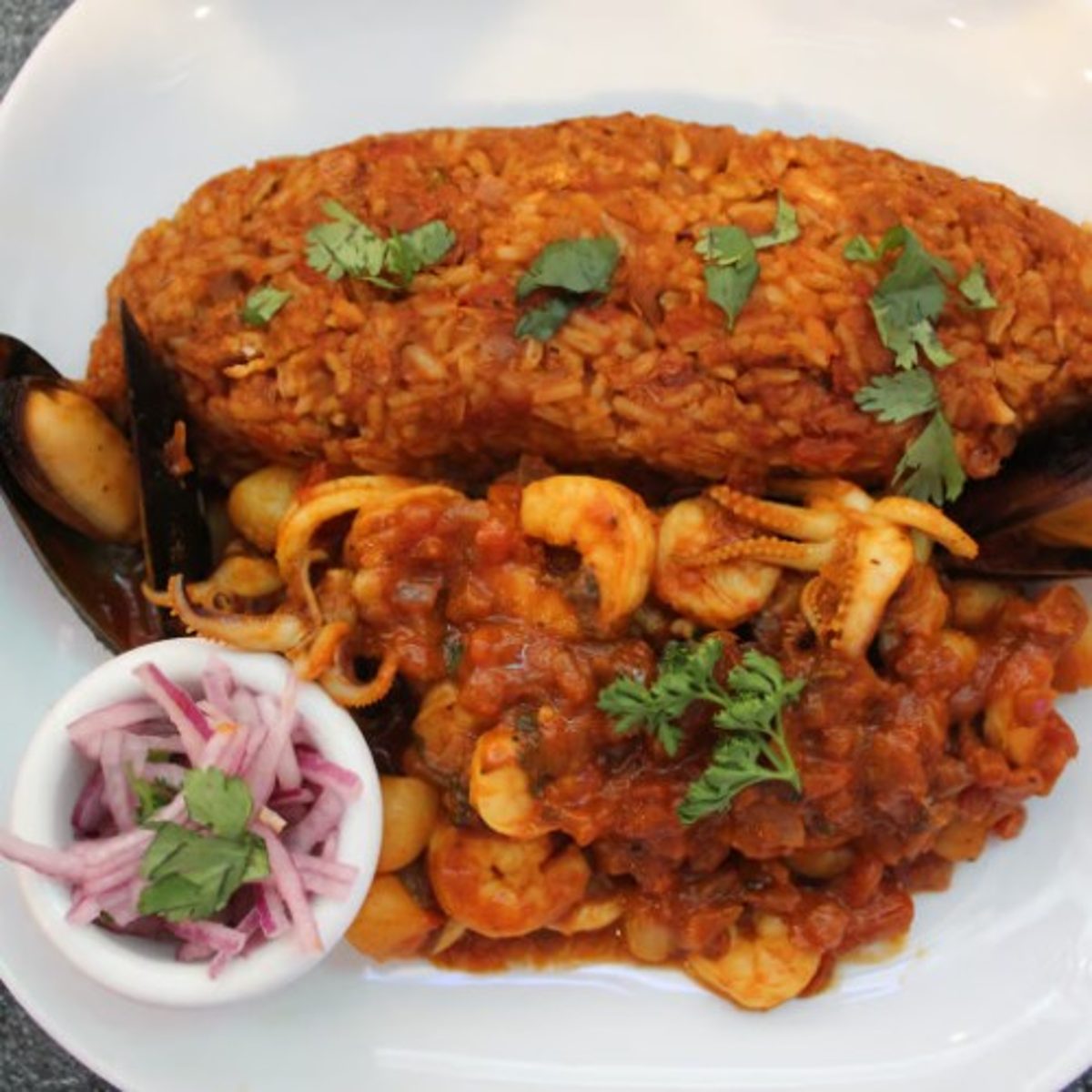 Tacu-Tacu De Mariscos